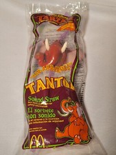Vintage McDonalds Happy Meal Disney Tarzan Tantor Sound Straw 1999 New Sealed 