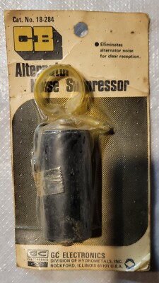 GC Alternator Noise Suppressor For AM/FM CB & Ham Mobile Radio 18-284 - NOS