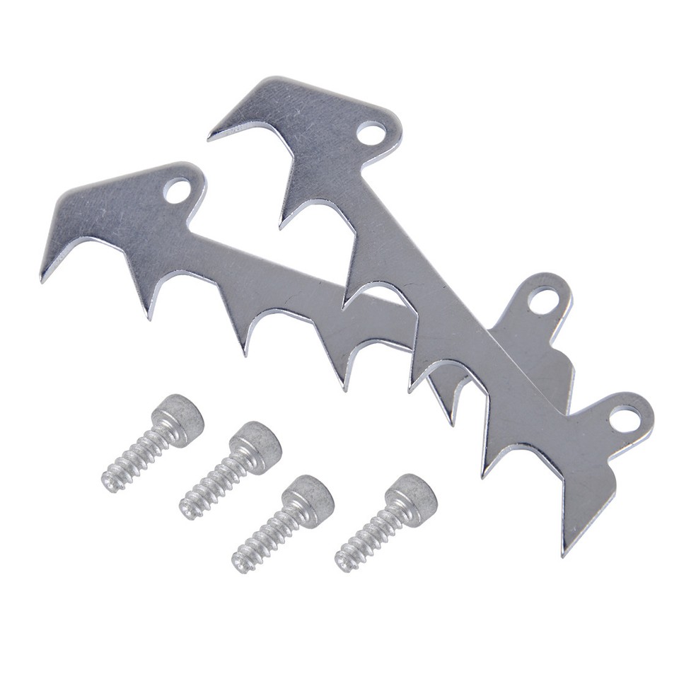 Aqur2020 2PCS Paraurti In Metallo Spike Felling Dog & Screw Kit Per - 7