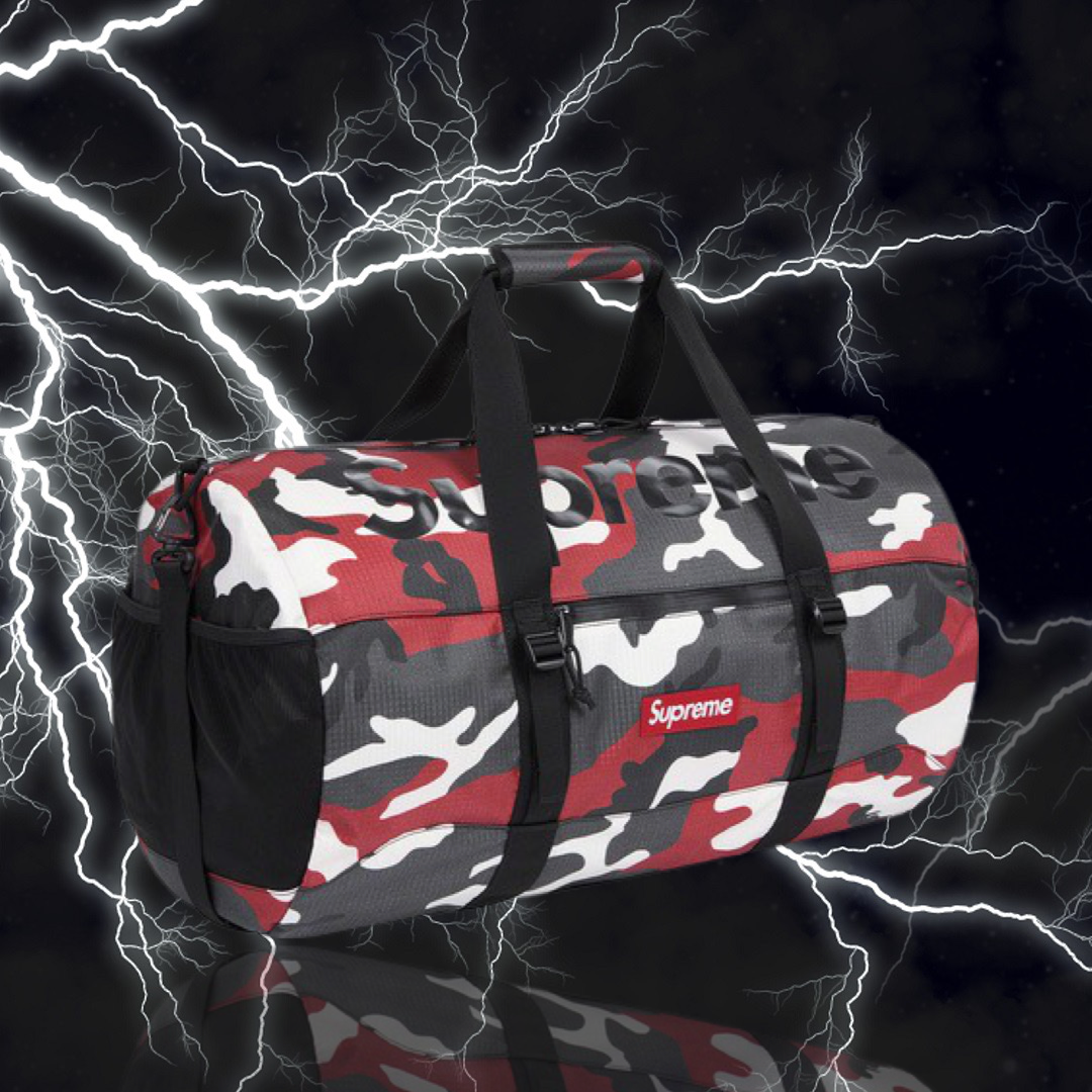 バッグ Supreme Duffle Bag 21SS \"Red Camo\" Supreme Supreme SS/21 Red Camo Duffle Bag | Grailed