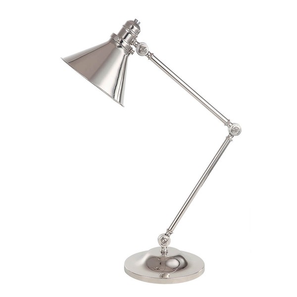 Elstead Provence Tischleuchte E27 Poliertes Nickel-image