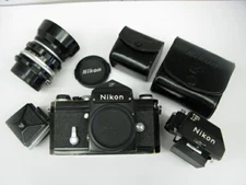 Nikon F Eye Leve Black wth FTN finder waist-level finder from Japan