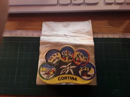 Vintage Plastic Shield Patch Curtain