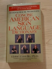 Concise American Sign Language Dictionary by Elaine Costello, Ph.D. Paperback