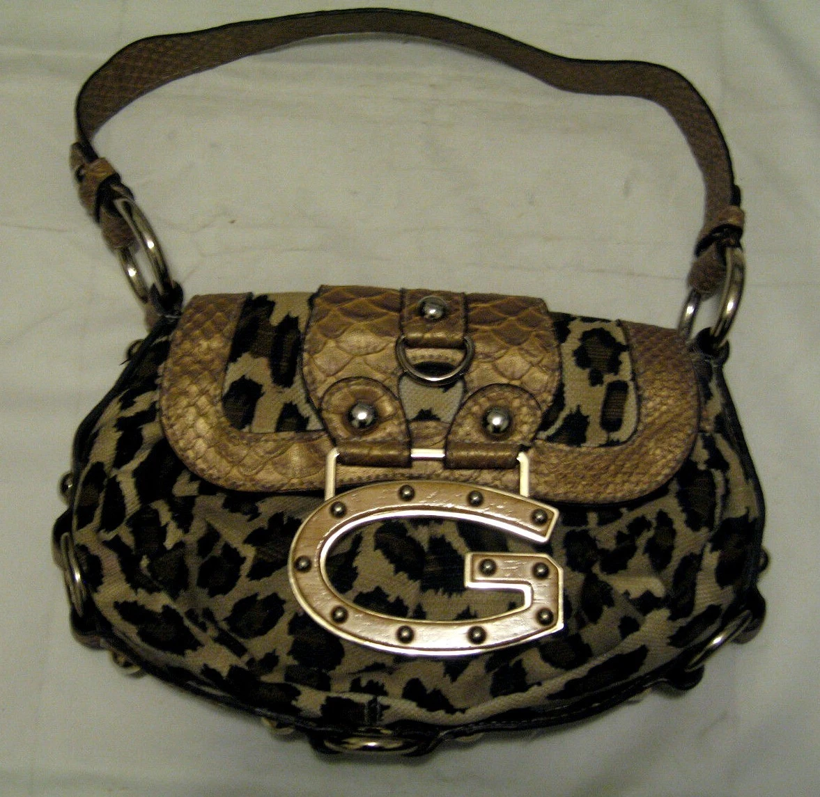 Guess animal print clearance bag