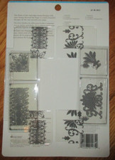 Martha Stewart Stamp Around the Page Stamp Set 2 Alignment Plates, 6 Stamps