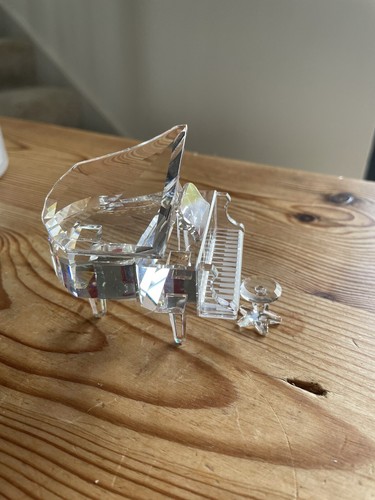 Swarovski Crystal Grand Piano & Stool w Box COA 174506 - Picture 4 of 5