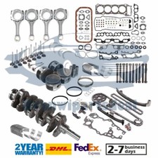 For Toyota 3rz-fe 2.7l Engine Rebuild Piston Gasket Timing Kit Crankshaft Rods