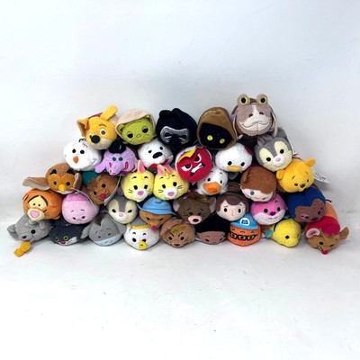 Disney Tsum Tsum Mini Plush Lot of 31 Stackable Pooh Moana Bolt Frozen Star  Wars