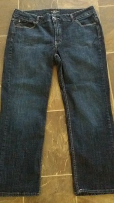 Lee Riders Relaxed Straight Stretch Denim Jeans 18 Petite ...