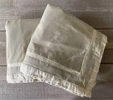 Croscill Curtain Panels Drapes Lined Set/2 44” X 84”