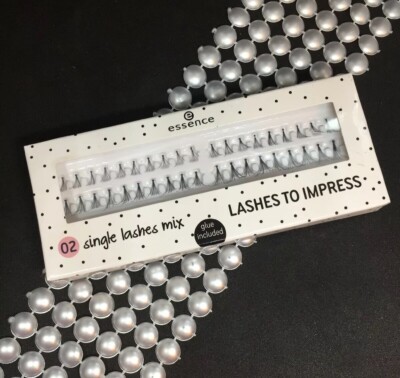 essence LASHES TO IMPRESS Künstliche Wimpern 02 Single Lashes Mix *neu*   