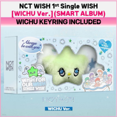 NCT WISH WISH 1st Single Album Keyring WICHU Ver (Smart NCT WISH WISH 1st Single Album Keyring WICHU Ver (Smart