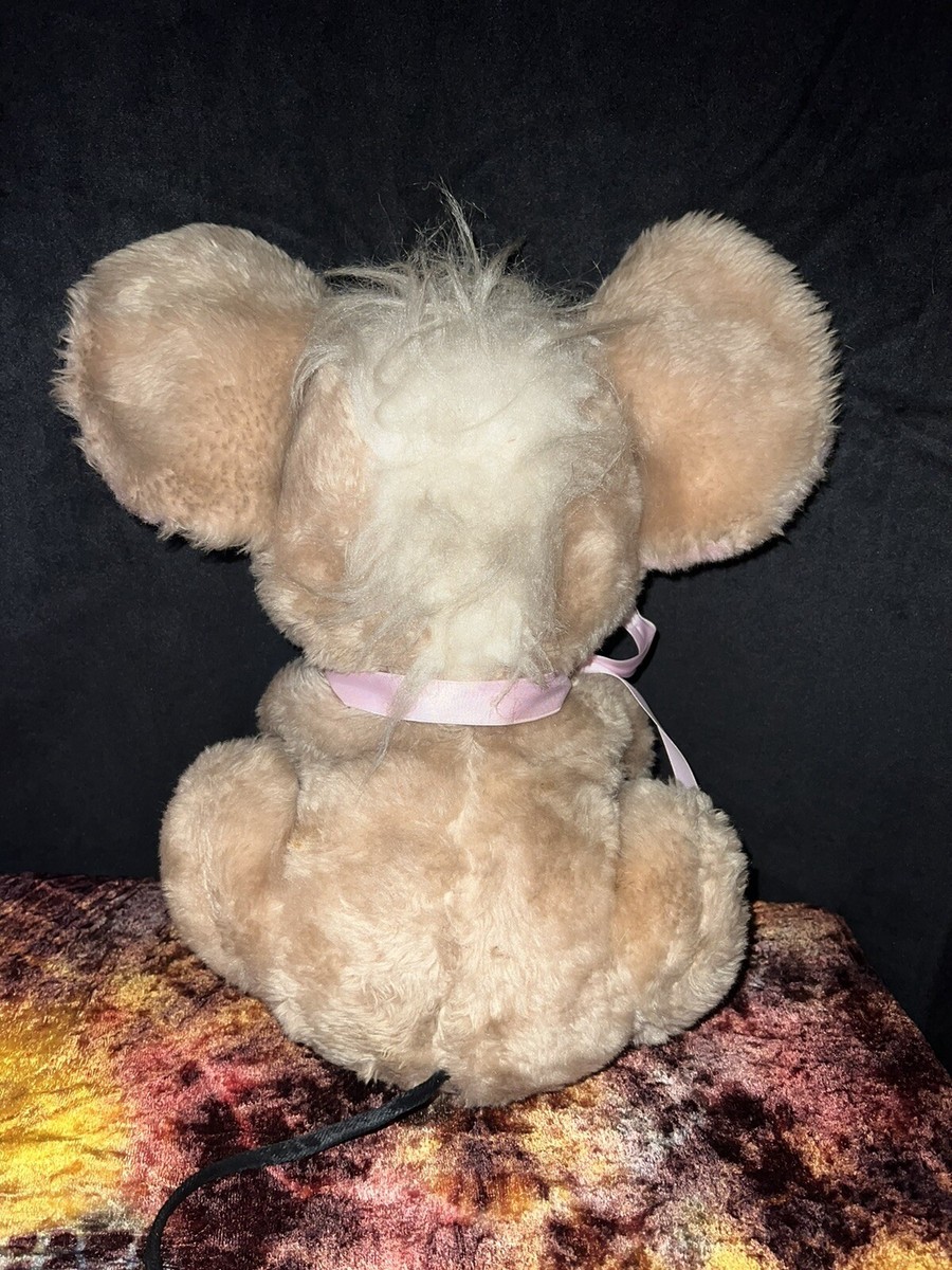 Vintage Rushton Star Creation Mouse Rubber Face Plush Kitsch | eBay