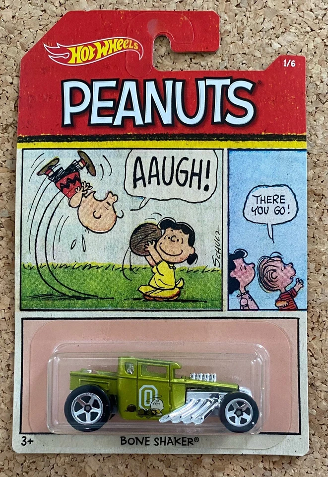 Hot Wheels Peanuts Complete Set of 6 * Snoopy * Super Fast Shipping * 25B - Image 2 of 4