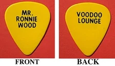 Rolling Stones MR RON Ronnie WOOD GUITAR PICK - 1994 VOODOO LOUNGE TOUR