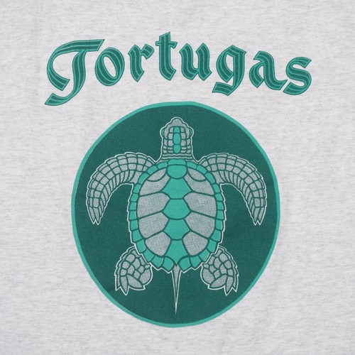 T-shirt vintage Tortugas tartaruga grafica uomo media grigio erica manica corta - Foto 2 di 7