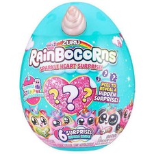 Mini Rainbocorn Plush Sparkle Heart Surprise - Series 2- RANDOM