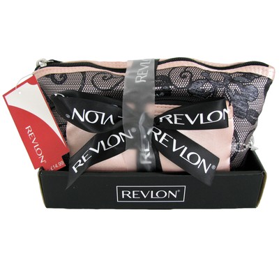 Revlon 2pcs purse set lace pmp ?14.99 Soft pink&Black (3030054908714)