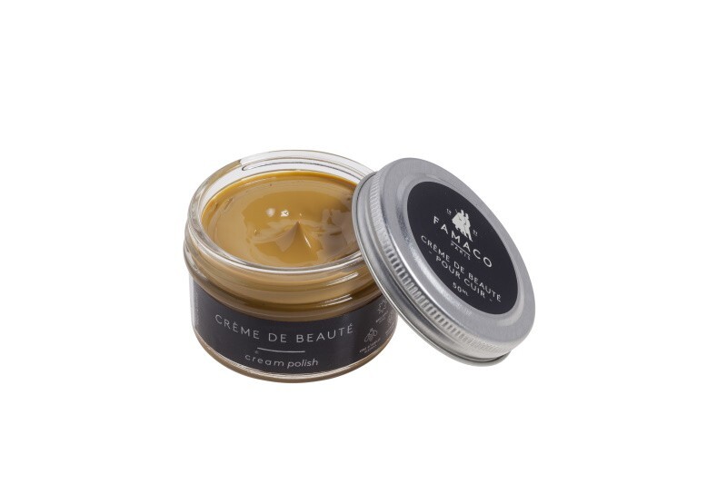 Famaco Shoe Cream Wax Polish Colour Protection Smooth Leather Shine Tan Natural