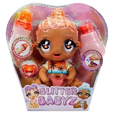 Glitter Babyz Solana Sunburst (Orange) Baby Doll w/ 3 Color Changes