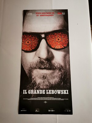 THE BIG LEBOWSKI 4k Original Movie Poster 12x27'' Italian COEN DUDE BRIDGES