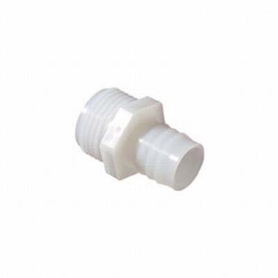 3/8'' Hose Barb to 3/4'' Male Garden Hose Thread - Nylon