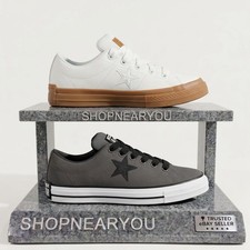 Converse One Star Puff Skate Shoes Sneakers Low Top Kicks Men's White Gray Gum