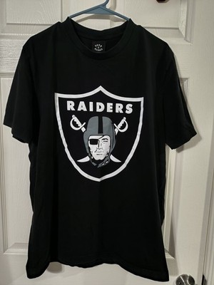 Born X Raised New Era Las Vegas Raiders NFL Black Shirt XL