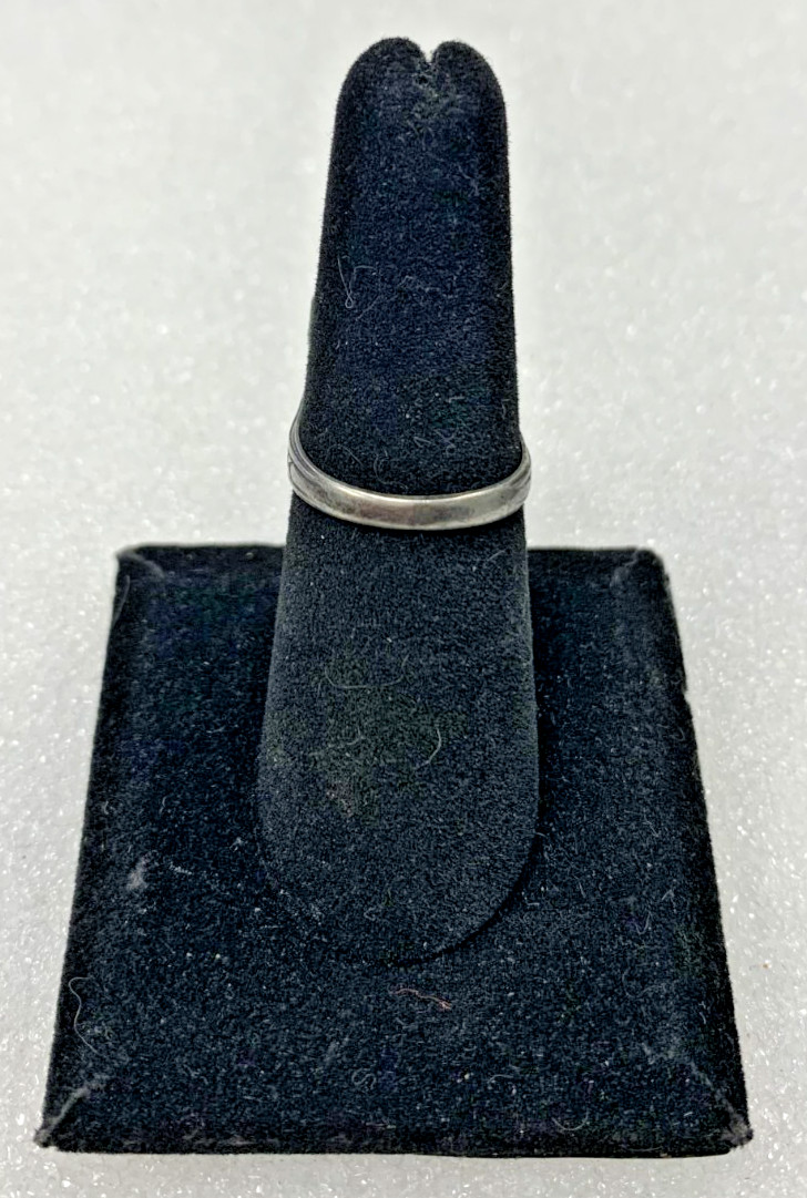 Rectangle rose quartz sterling silver ring size 6… - image 4