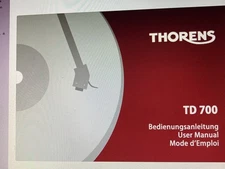 Thorens Td 700 User Manual Digital