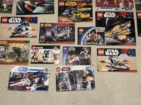 LEGO Star Wars Instruction Manual Lot 50+ Sets 8038 8096 7669 7256 + MORE