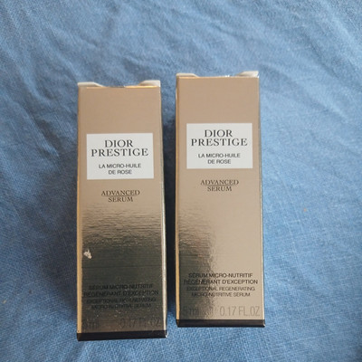 2 Luxusproben à 5 ml Dior Prestige La Micro-Huile de Rose Advanced Serum