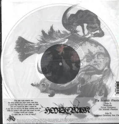 LP Horseback The Invisible Mountain CLEAR VINYL NEAR MINT Aurora Borealis