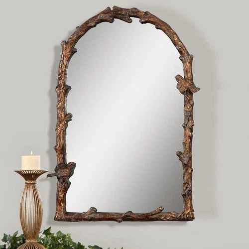 Paza - 36.75 inch Arch Mirror - 26.75 inches wide by 2.5 inches deep Mirrors - Picture 3 of 5