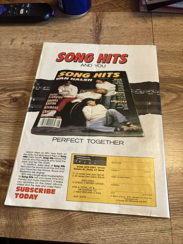 Vintage Song Hits Magazine October 1987 Night Ranger  Poison, Prince Music - Picture 3 of 3