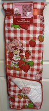 Strawberry Shortcake Twin Quilted Blanket Doble Sided Comforter 68 x 86 Inch New