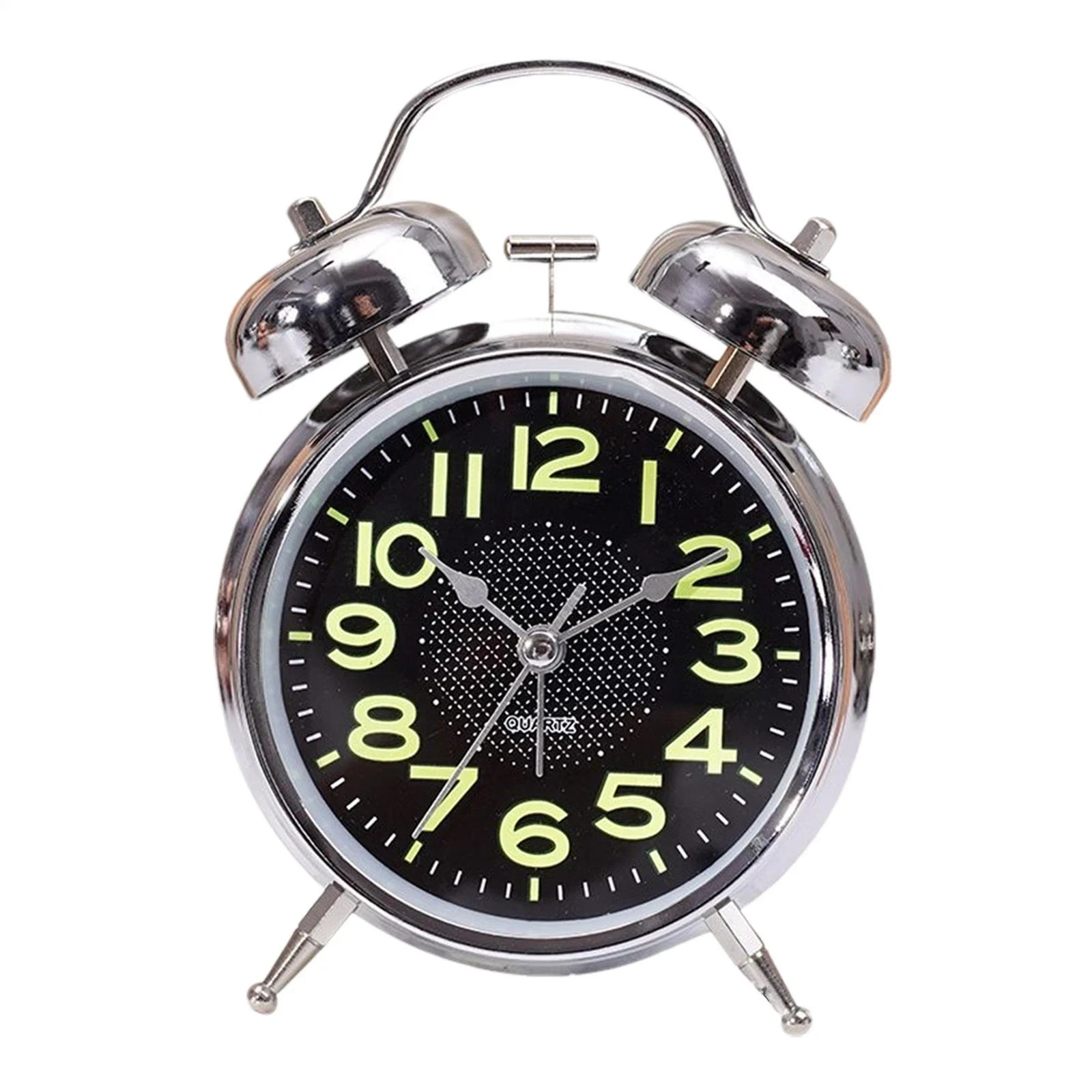 Wind Up Clock Luminous 3 Inch Quiet Timer Watch