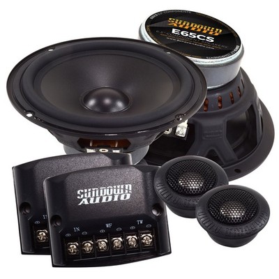 Pair Sundown Audio E-6.5CS 100 Watt RMS 6.5'' Car Stereo Component Speakers