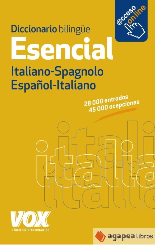Diccionario Esencial Español-Italiano / Italiano-Spagnolo. NUEVO. ENVÍO URGENTE