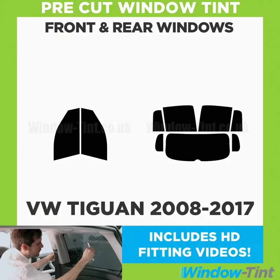For VW Tiguan 2008-17 Full Pre Cut Window Tint Kit Front & Rear Car Tinting Film - Image 2 of 4