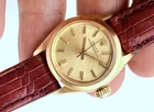 1961 Rolex Oyster Perpetual 18K Solid Gold Original Champagne Dial cal 1130 RUNS