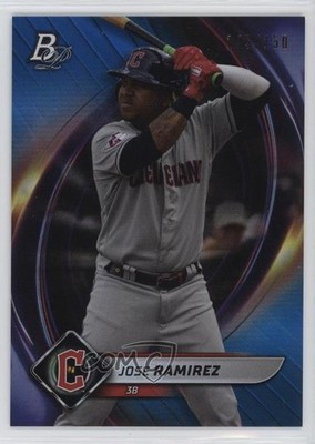 2022 Bowman Platinum Blue 145/150 Jose Ramirez #84 19n6