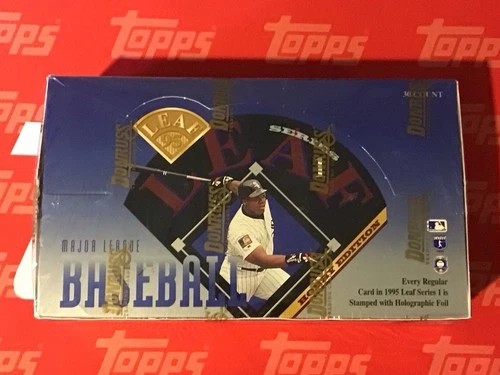 1995 Donruss Leaf Baseball Series 1 Hobby Edition Box Factory Sealed 30 packs
