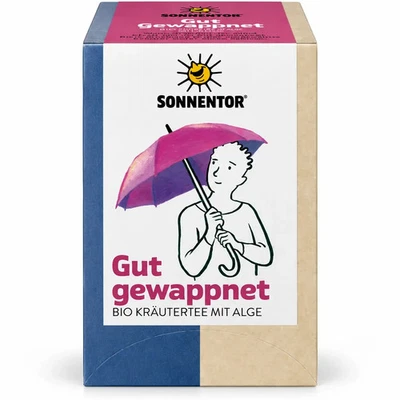 Sonnentor Gut gewappnet Tee Bio Kräutertee Echinacea Thymian 18 Teebeutel 27g - Bild 1 von 4