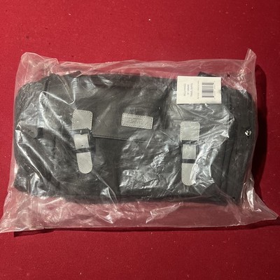 Bella Russo 18'' Canvas Travel Duffel Bag Black Gray Overnight Bag SEALED
