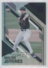 2021 Panini Chronicles Elite Blue 95/99 Daulton Jefferies #33 0za3