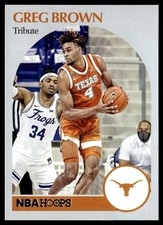 2021-22 Panini Chronicles Draft Picks Greg Brown III Rookie NCAA #64