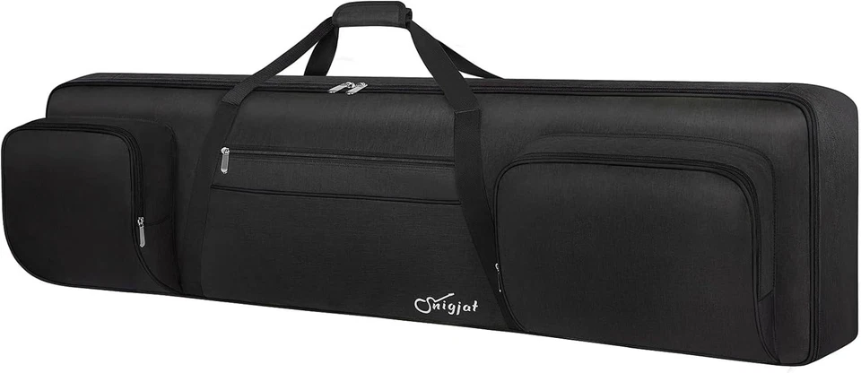 Multi-Functional 88-Key Keyboard Bag with Security Straps - Travel Effortlessly - Image 3 of 4