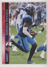 2021 Upper Deck CFL Red 64/165 Davaris Daniels #85 11pj